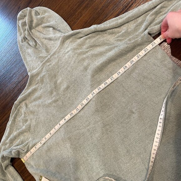 Barefoot Dreams Sz 1X Open Wrap Cardigan CozyChic Ultra Lite Light Green - Picture 5 of 8